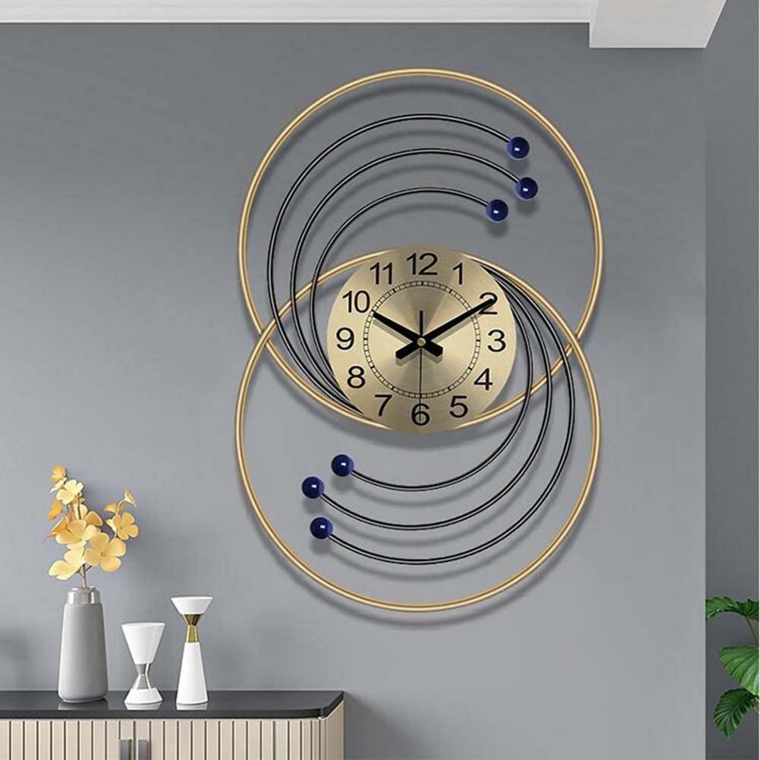 Amazon.co.jp: 壁掛け時計 モダンアートクロック アート壁掛け時計